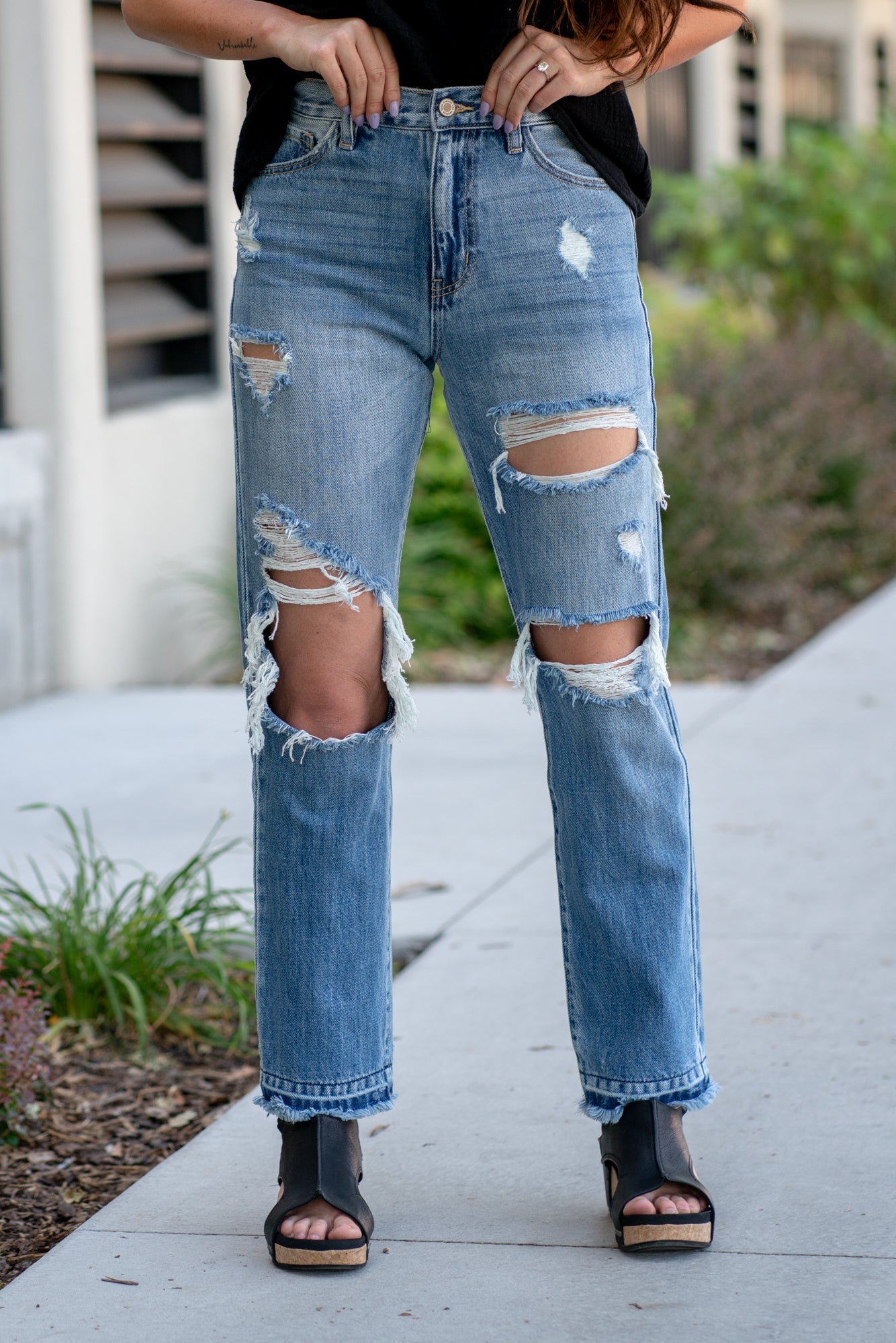 Distressed outlets Kancan Jeans