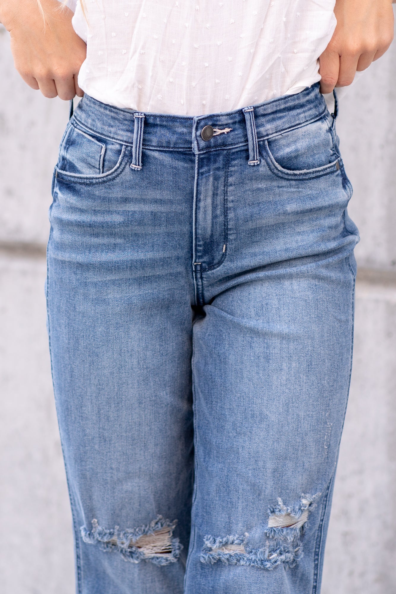 High Waist Denim Daily Jeans – Image LA Boutique