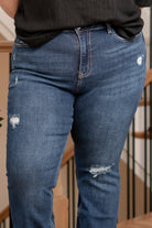 Lovervet by VERVET   Step into effortless style with the Advantages High Rise Flare jeans featuring distressed details. These jeans offer a flattering high-rise silhouette and a chic flare leg, creating a perfect blend of sophistication and casual flair. The distressed details add a touch of edge, making them a versatile choice for both laid-back and elevated look