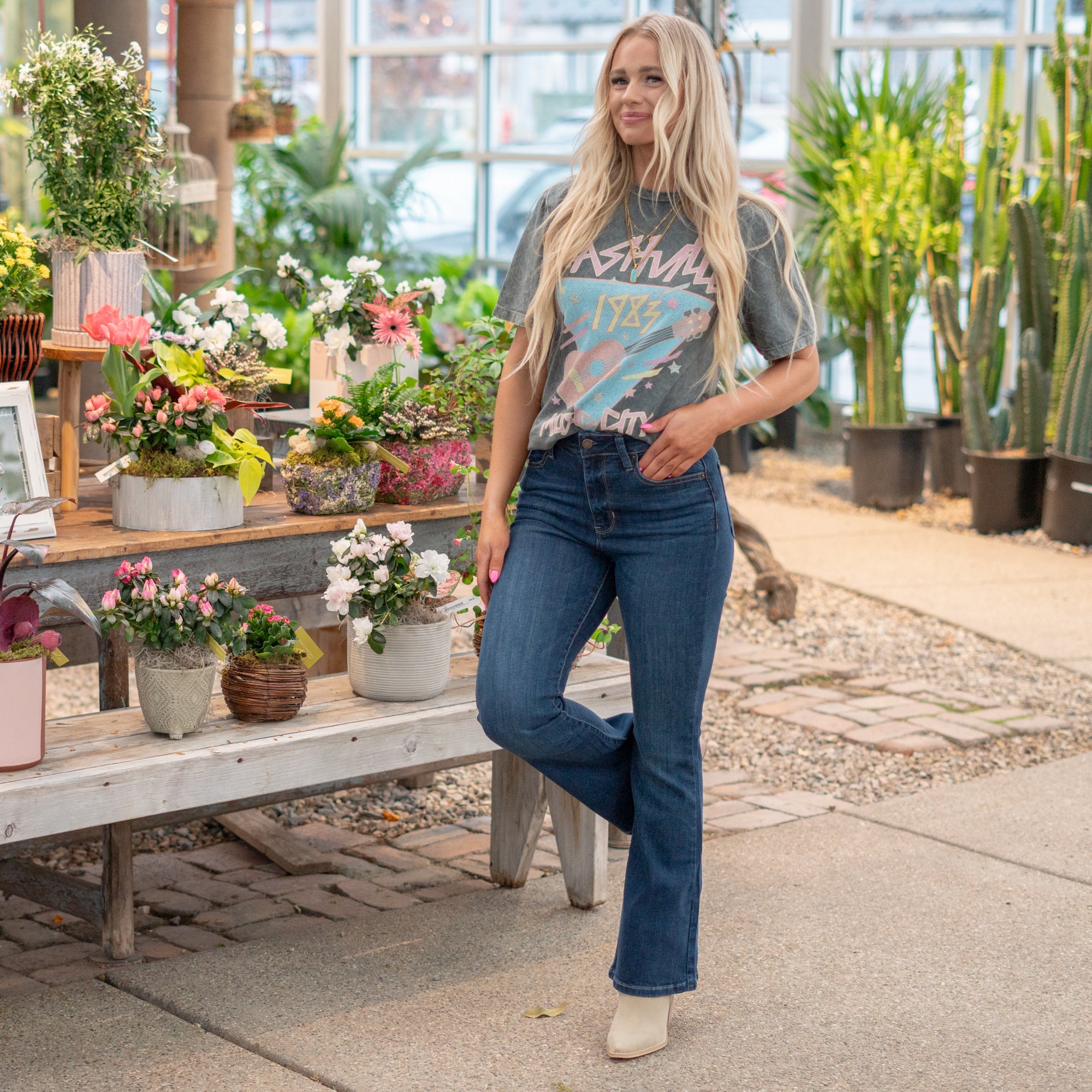 Petite flare leg jeans outlet