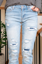 KanCan Jeans   Upgrade your casual wardrobe with the Evelyn Mid Rise Double Cuff Hem Slim Boyfriend jeans. These jeans feature a comfortable mid-rise and a relaxed slim boyfriend fit, striking the perfect balance between style and comfort. The double cuff hem adds a touch of flair, providing a modern and on-trend look.