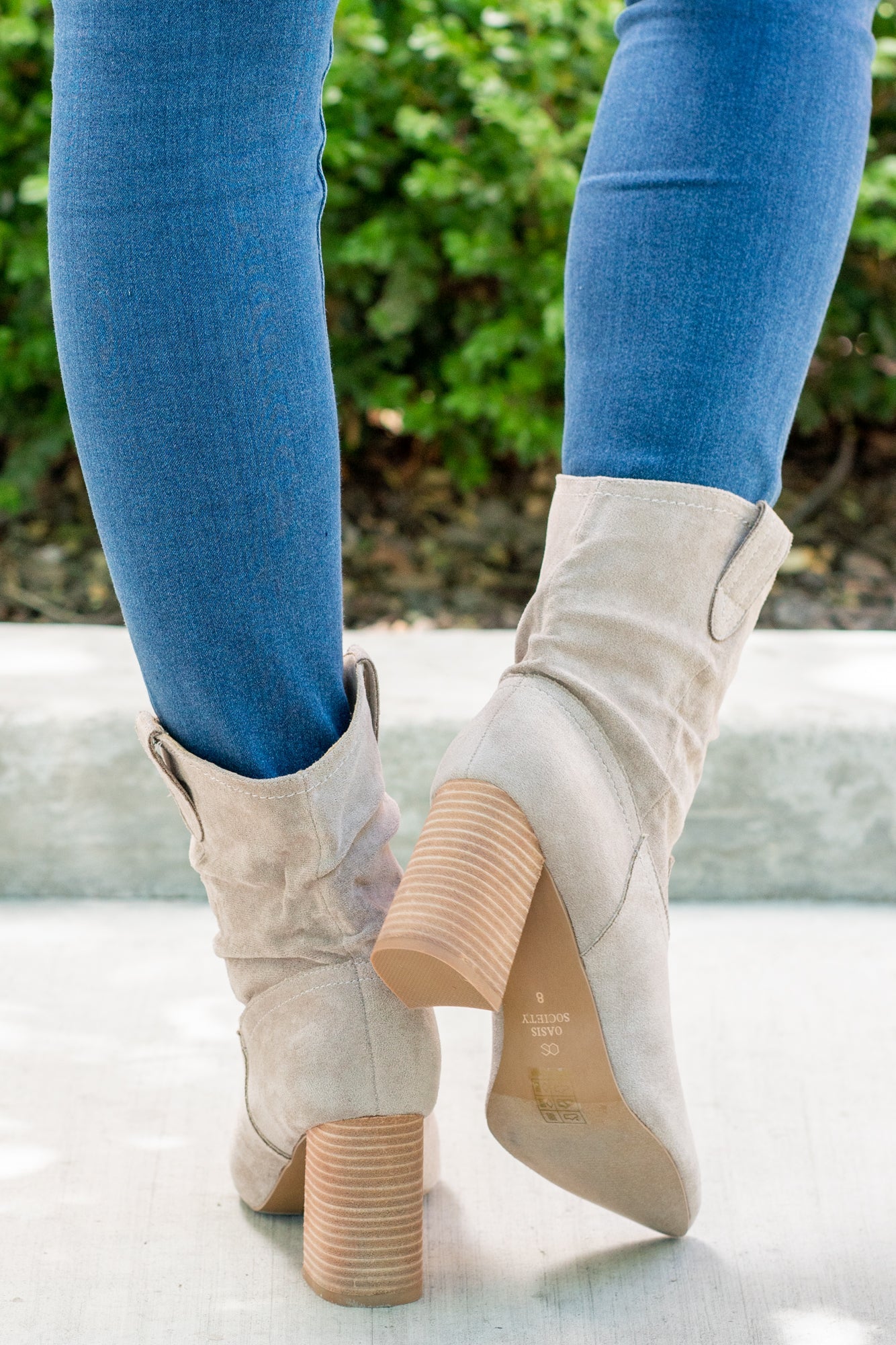 Oasis top slouch boots