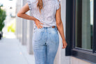 Judy Blue  Tired of your skinny jeans? These cute boyfriend fits will be your number one. Pair with sneakers and an oversized tee for a comfy look. Color: Light Wash Cut: Boyfriend, 30" Inseam Un-cuffed* Rise: Mid-Rise. 8.5" Front Rise*  Material: 93% COTTON, 6% POLYESTER 1% SPANDEX Machine Wash Separately In Cold Water Stitching: Classic  Fly: Zipper Style #: JB82335 , 82235 Contact us for any additional measurements or sizing.   *Measured on the smallest size, measurements may vary by size. 