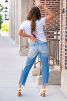 KanCan Jeans  With a high waist and mom fit, these will be your go-to jeans that will never go out of style. Color: Medium Blue  Cut: Mom Fit, 26.5" Inseam* Rise: High-Rise, 11" Front Rise* 100% Cotton Fly: Zipper Style #: KC7180M Contact us for any additional measurements or sizing.  *Measured on the smallest size, measurements may vary by size.