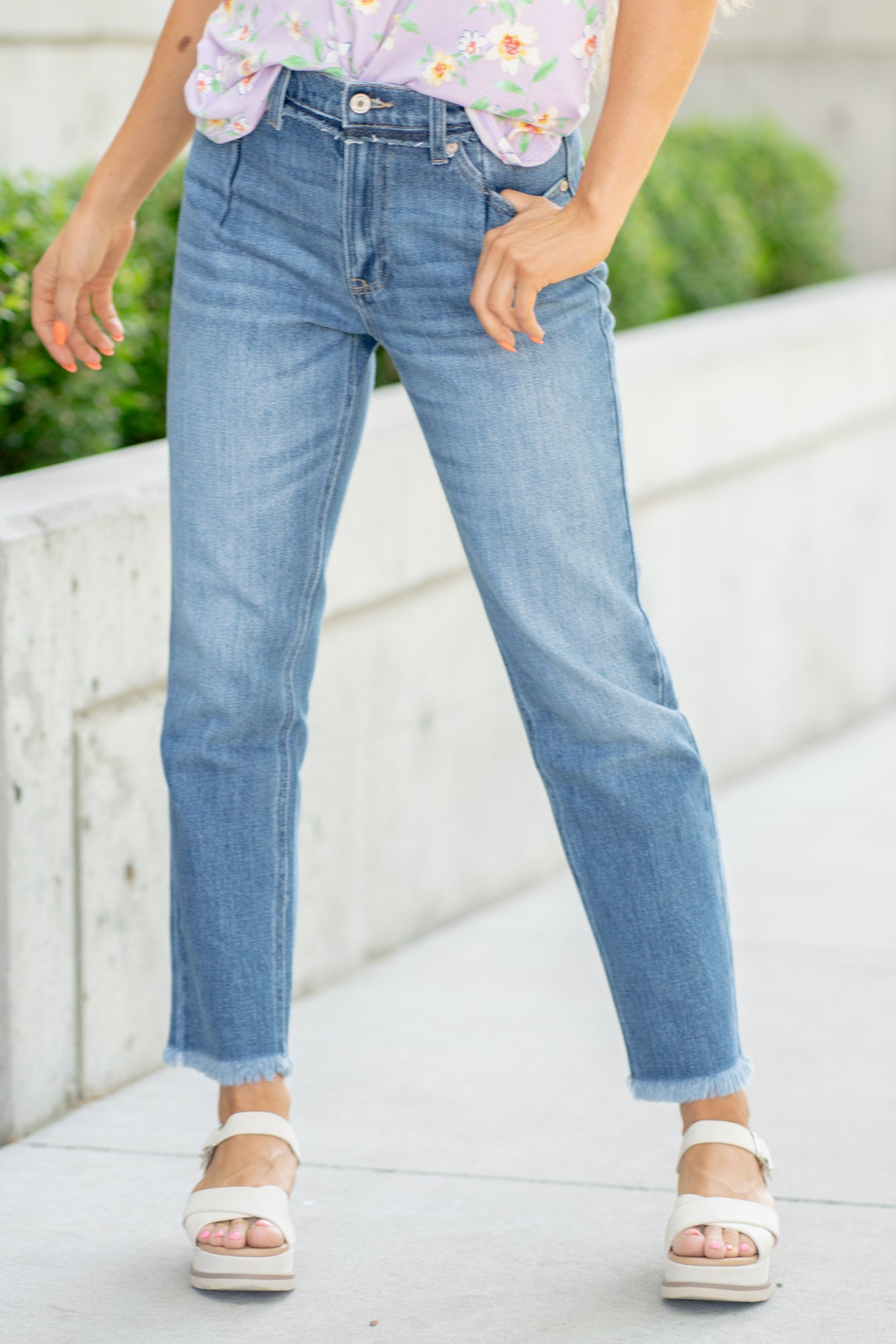 KanCan Jeans Angelina High Rise Slim Straight Leg Jeans KC8656M American Blues