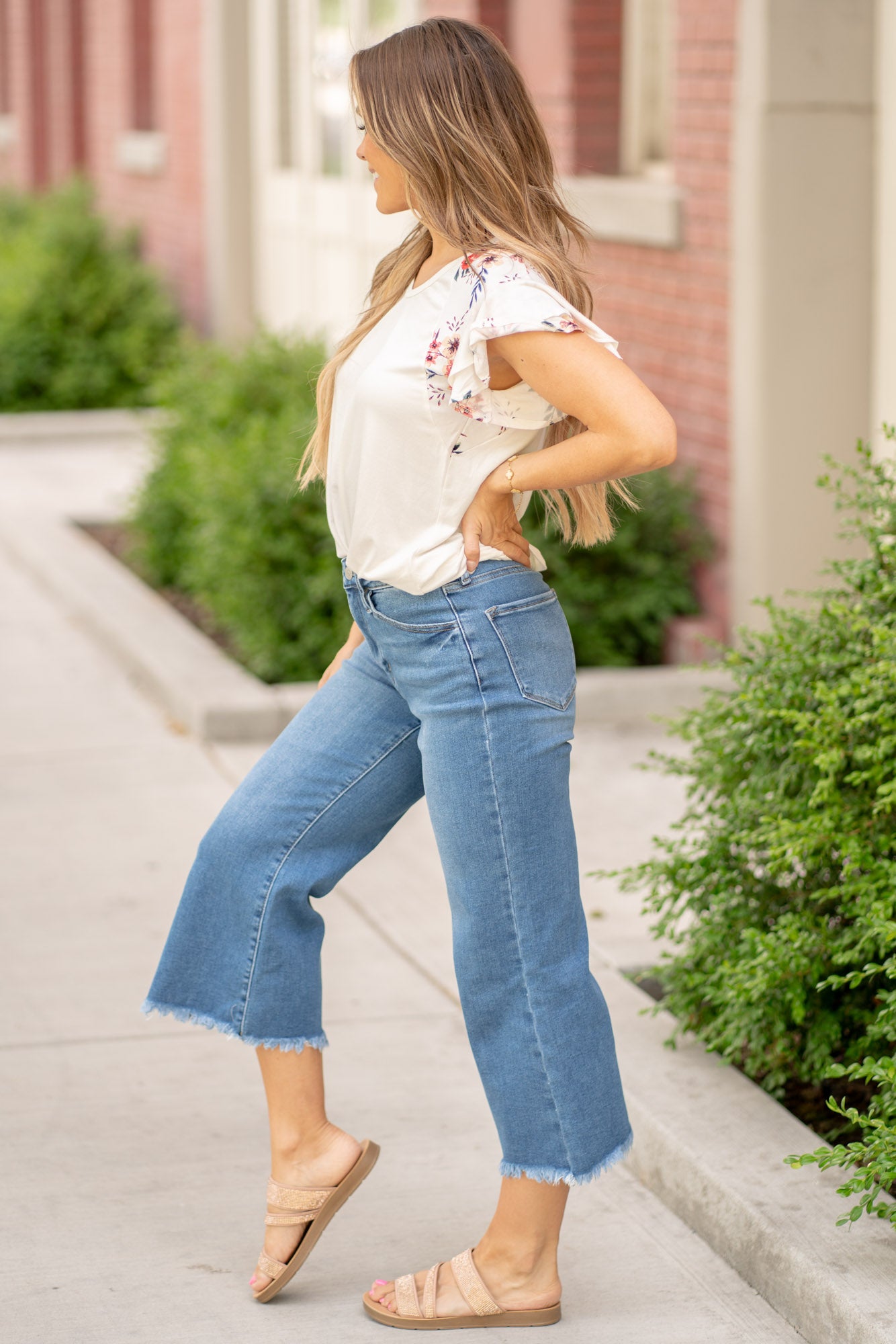 Kancan capri jeans hotsell