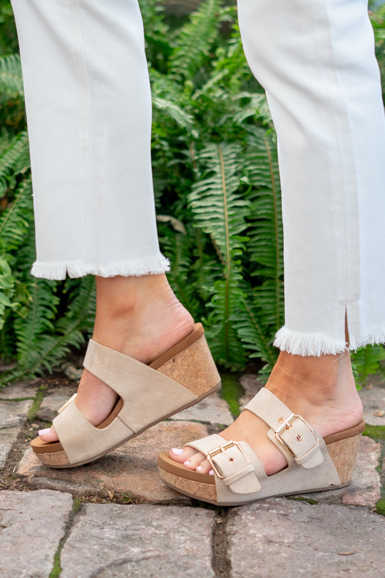 G.V.G.V. WIDE ANKLE STRAP SANDALS グリーン-