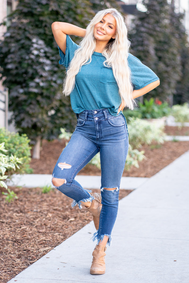 Rhinestones Over Cowboys Jeans, Rhinestone Fringe