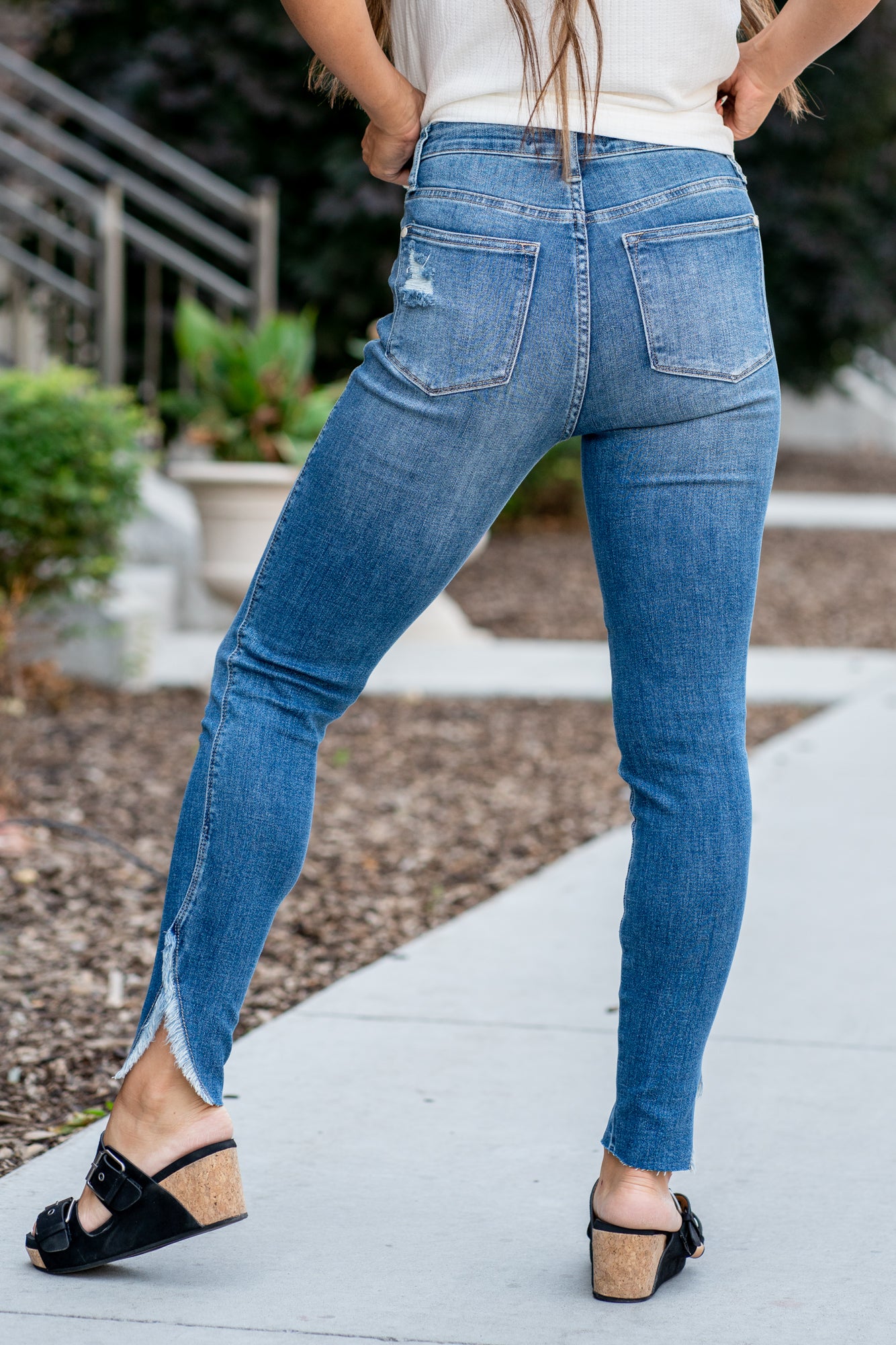 Judy Blue Jeans | Plus Size Edinburg High Rise Split Hem Skinny