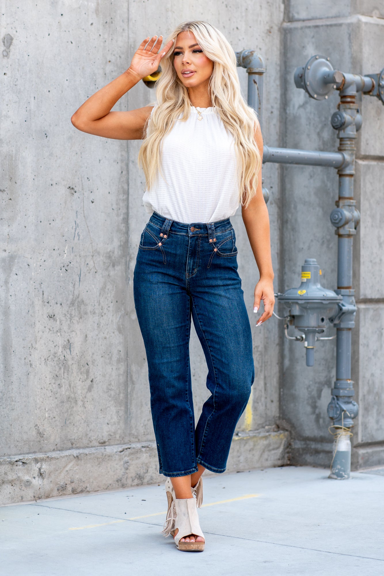 Judy blue sales cropped jeans