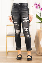 VERVET by Flying Monkey Jeans    Camouflage is a must have trendy print and these Camo Patch skinny jeans offer a cute distressed look with coverage. Collection: Spring 2021 Skinny, 27" Inseam Rise: High Rise, 10" Front Rise 93.8% COTTON, 5.4% POLYESTER, 0.8% SPANDEX Stitching: Classic Fly: Zip Fly Style #: T5025 Contact us for any additional measurements or sizing.