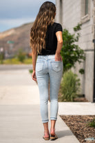 Kan Can Jeans  Collection: Summer 2020 Color: Acid Wash Cut: Ankle Skinny, 26" Inseam  Rise: High Rise, 10.5" Front Rise Stitching: Classic Fly: Zipper Style #: KC8594L Contact us for any additional measurements or sizing