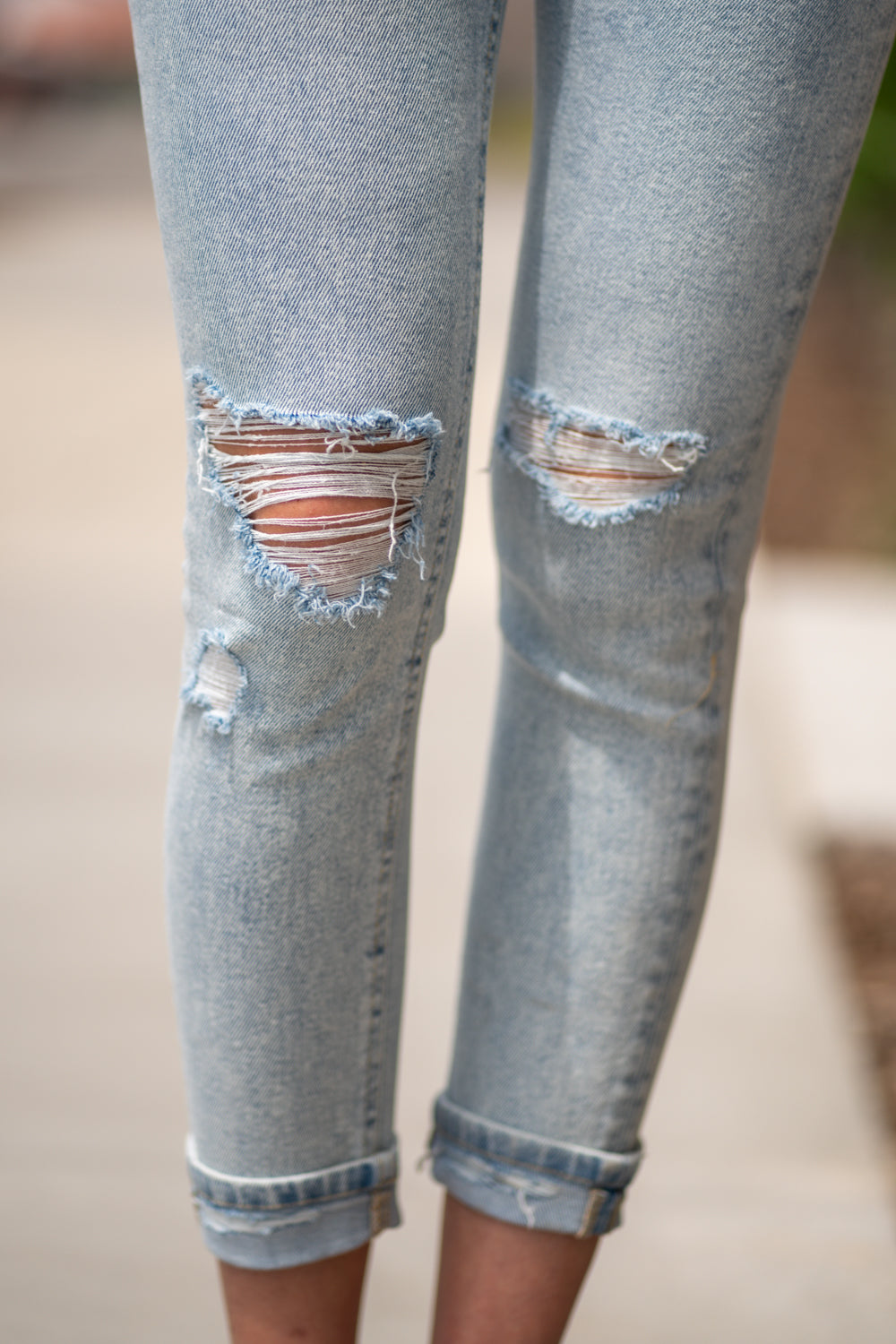 Kan Can Jeans  Collection: Summer 2020 Color: Acid Wash Cut: Ankle Skinny, 26" Inseam  Rise: High Rise, 10.5" Front Rise Stitching: Classic Fly: Zipper Style #: KC8594L