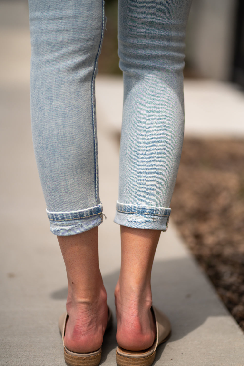 Kan Can Jeans  Collection: Summer 2020 Color: Acid Wash Cut: Ankle Skinny, 26" Inseam  Rise: High Rise, 10.5" Front Rise Stitching: Classic Fly: Zipper Style #: KC8594L