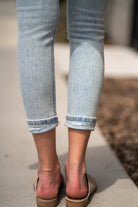 Kan Can Jeans  Collection: Summer 2020 Color: Acid Wash Cut: Ankle Skinny, 26" Inseam  Rise: High Rise, 10.5" Front Rise Stitching: Classic Fly: Zipper Style #: KC8594L Contact us for any additional measurements or sizing