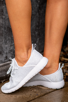 Sneakers Shoes | Very G  These shoes from Gyspy Jazz are comfortable and bold. Style Name: Liliana    Color: White Cut: Sneakers   Rubber Sole Style #: VGSP0132-White Contact us for any additional measurements or sizing. 