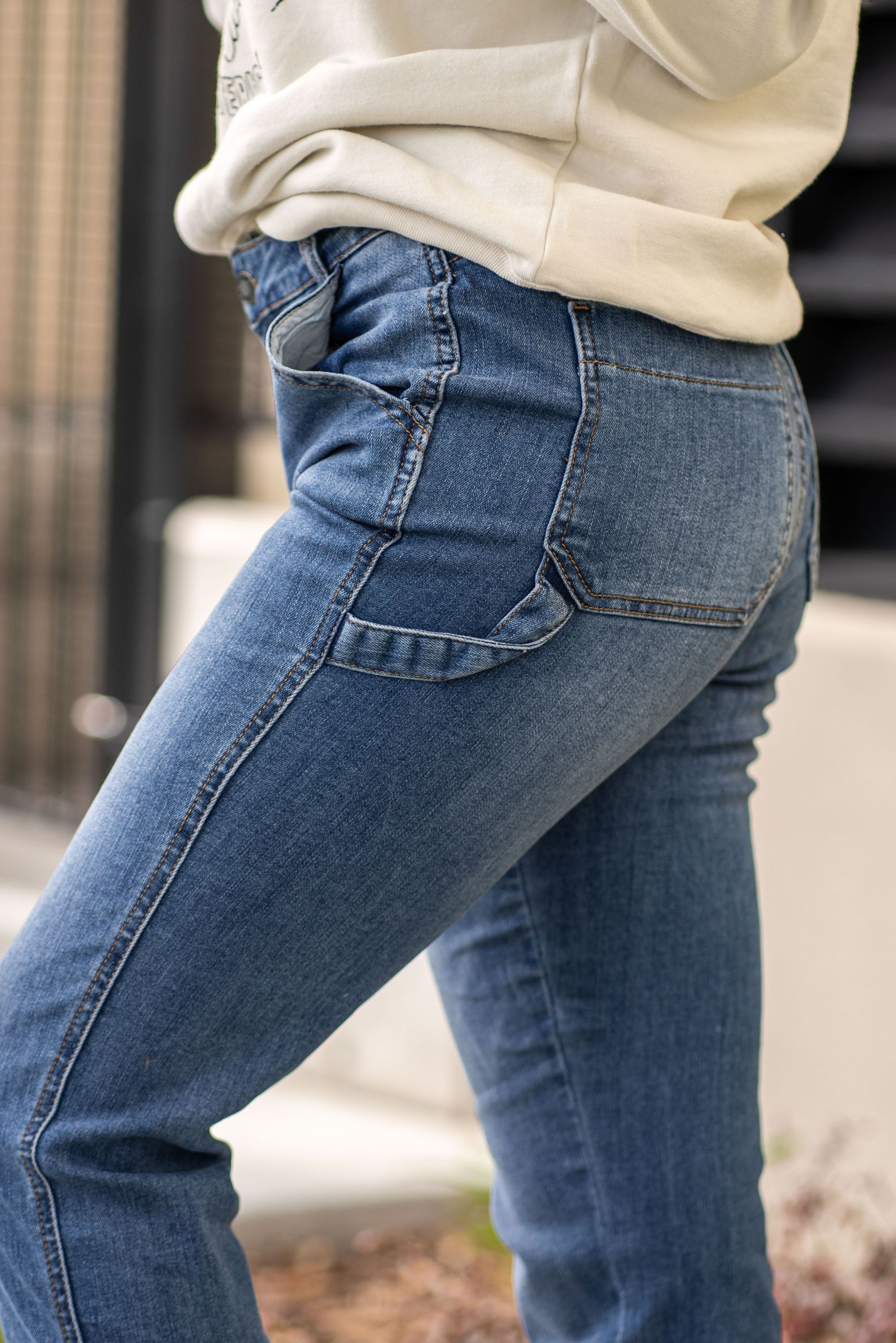 82330 Hilaria Hi Rise Distressed Skinny Judy Blue Jeans – True Betty  Boutique