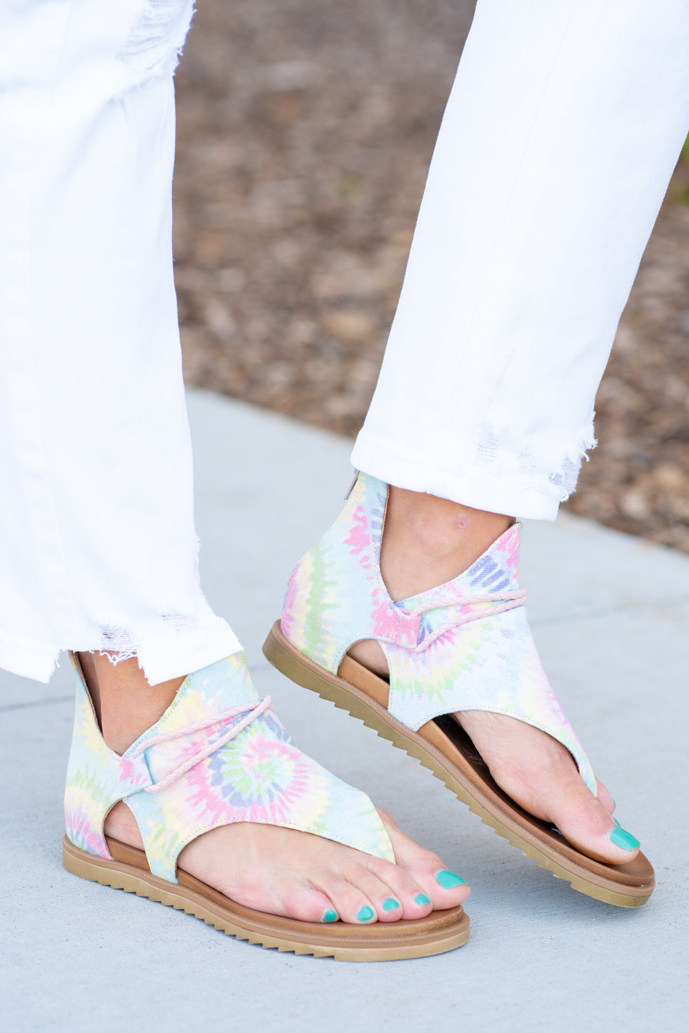 Pastel sales color sandals