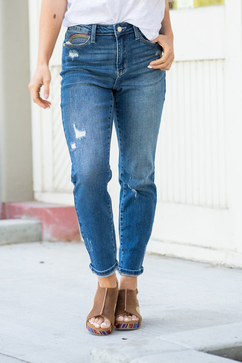 724™ High Rise Straight Jeans (plus Size) - Blue