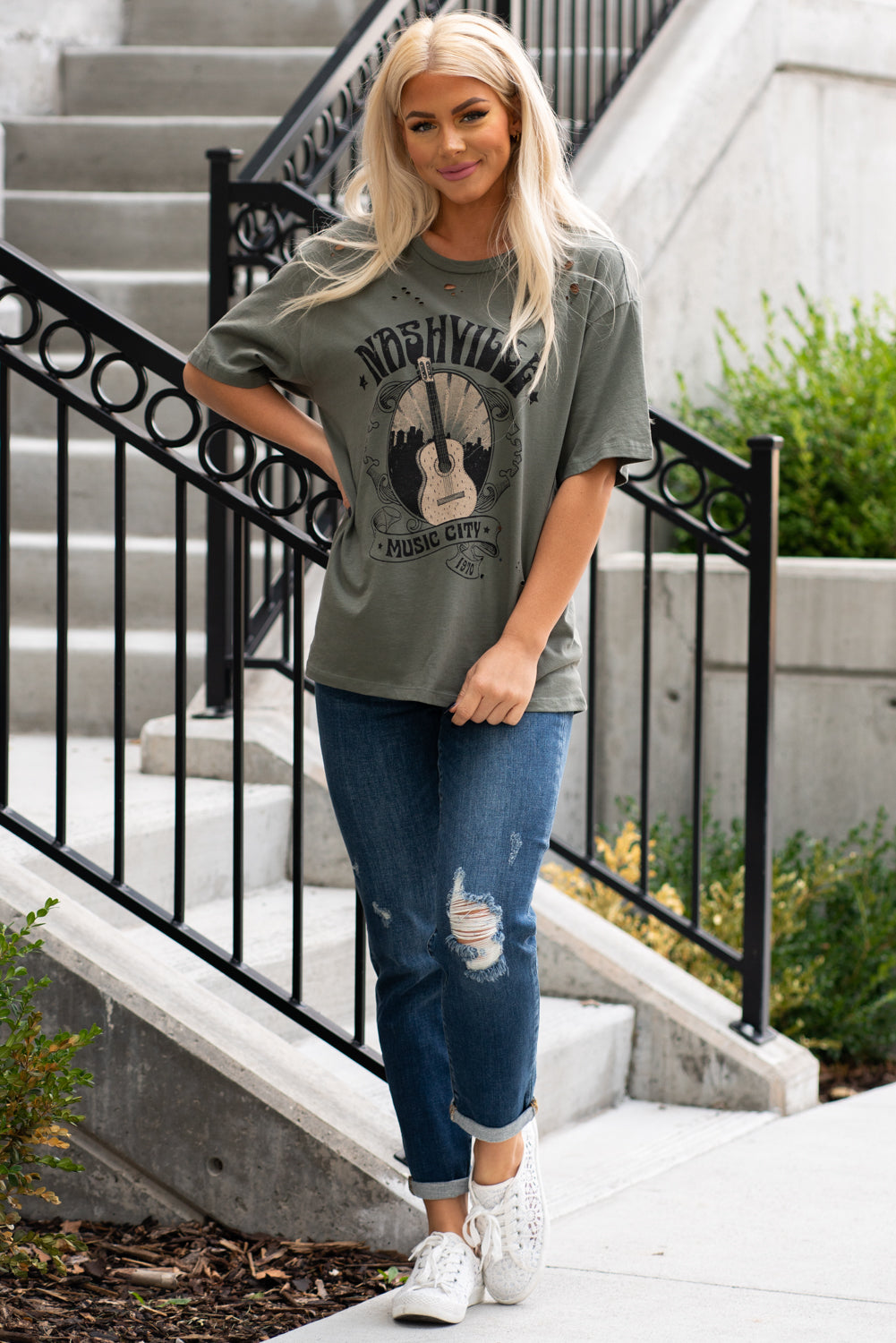 Nashville Music City Graphic Tee